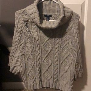 Cable Knit 3/4 Length Sweater